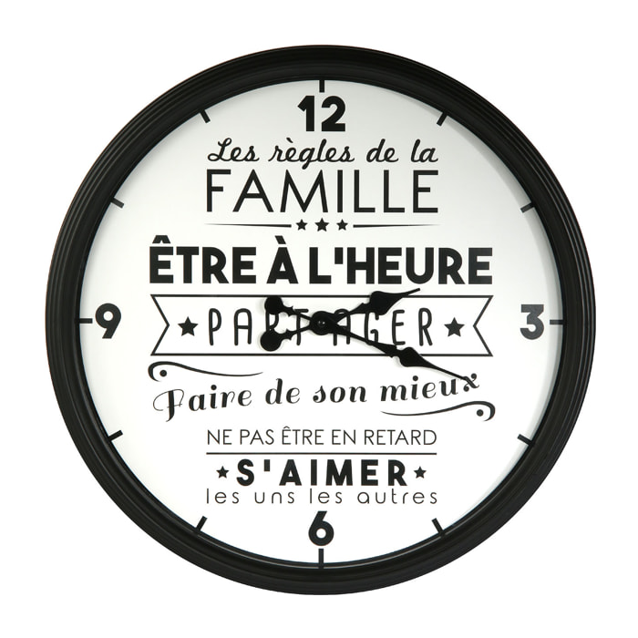 Horloge La Vie En Famille