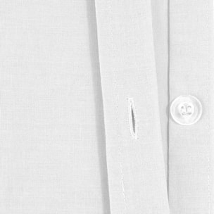 Housse de couette "Carina" en coton blanc 140x200cm