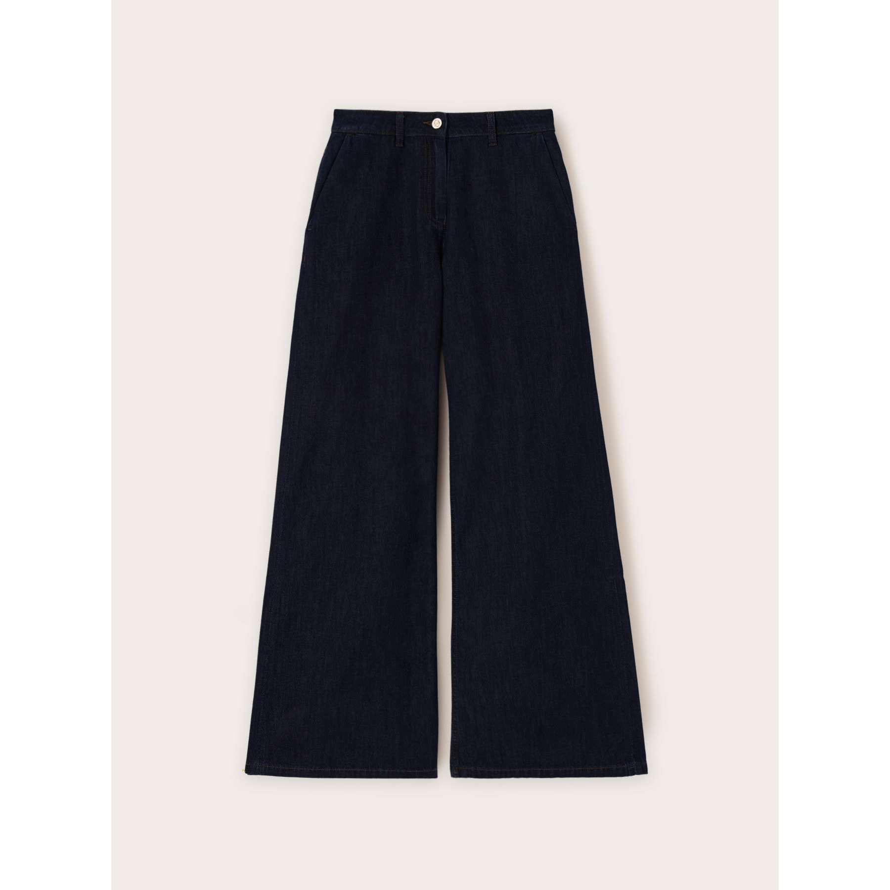 Motivi - Jeans wide leg blue rinse - Blu