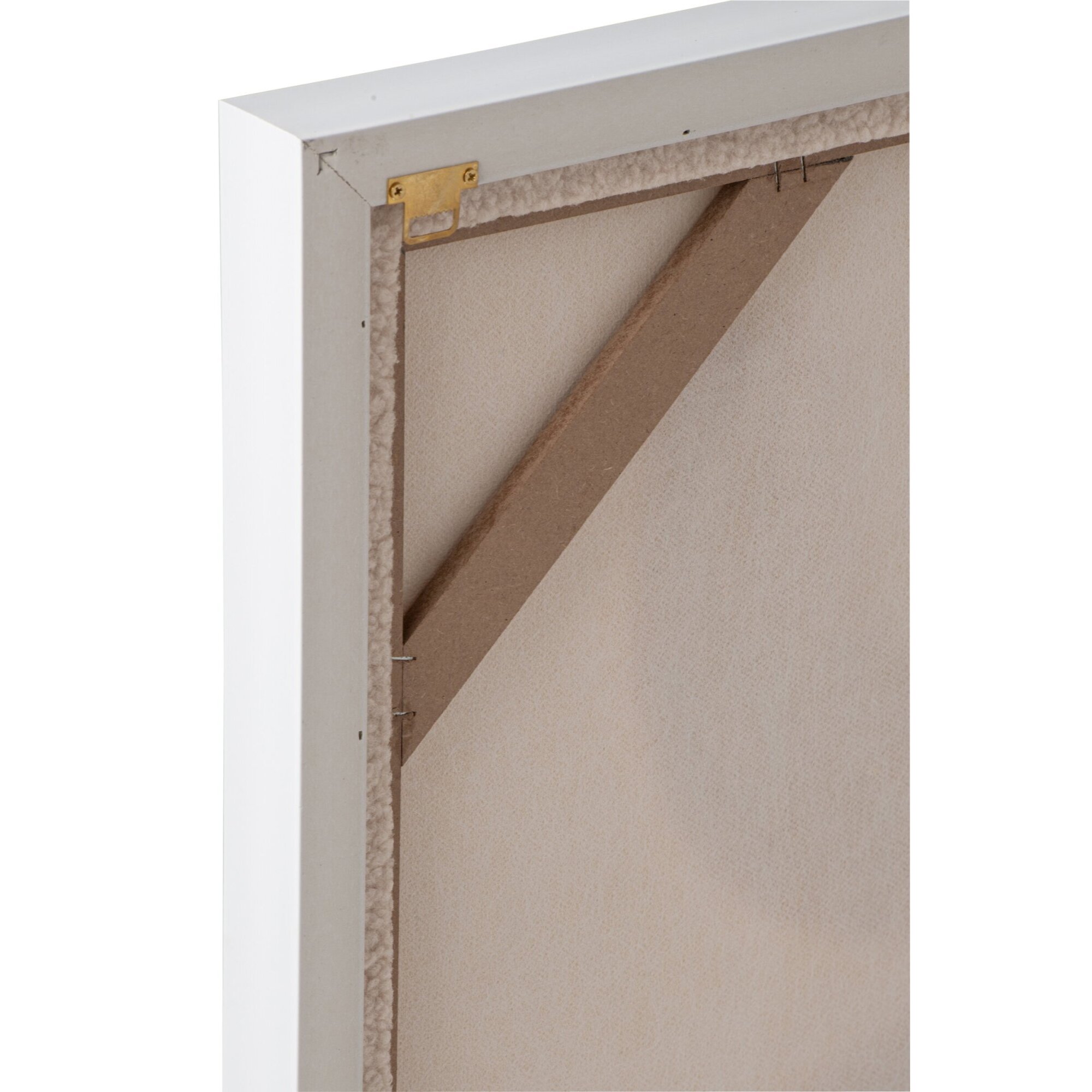 J-Line tableaux - MDF - écru/blanc - assortiment de 3