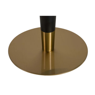 Mesa Comedor Piedra Acero Inoxidable Edfu 80x80x75 Cm
