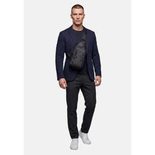 Marsupio da uomo in pelle vegana - Modello False - Casual - 16.0 x 31.0 x 7.0 cm