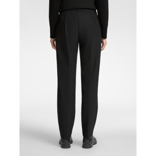 Elena Mirò - Pantaloni chinos in tessuto tecnico - Nero