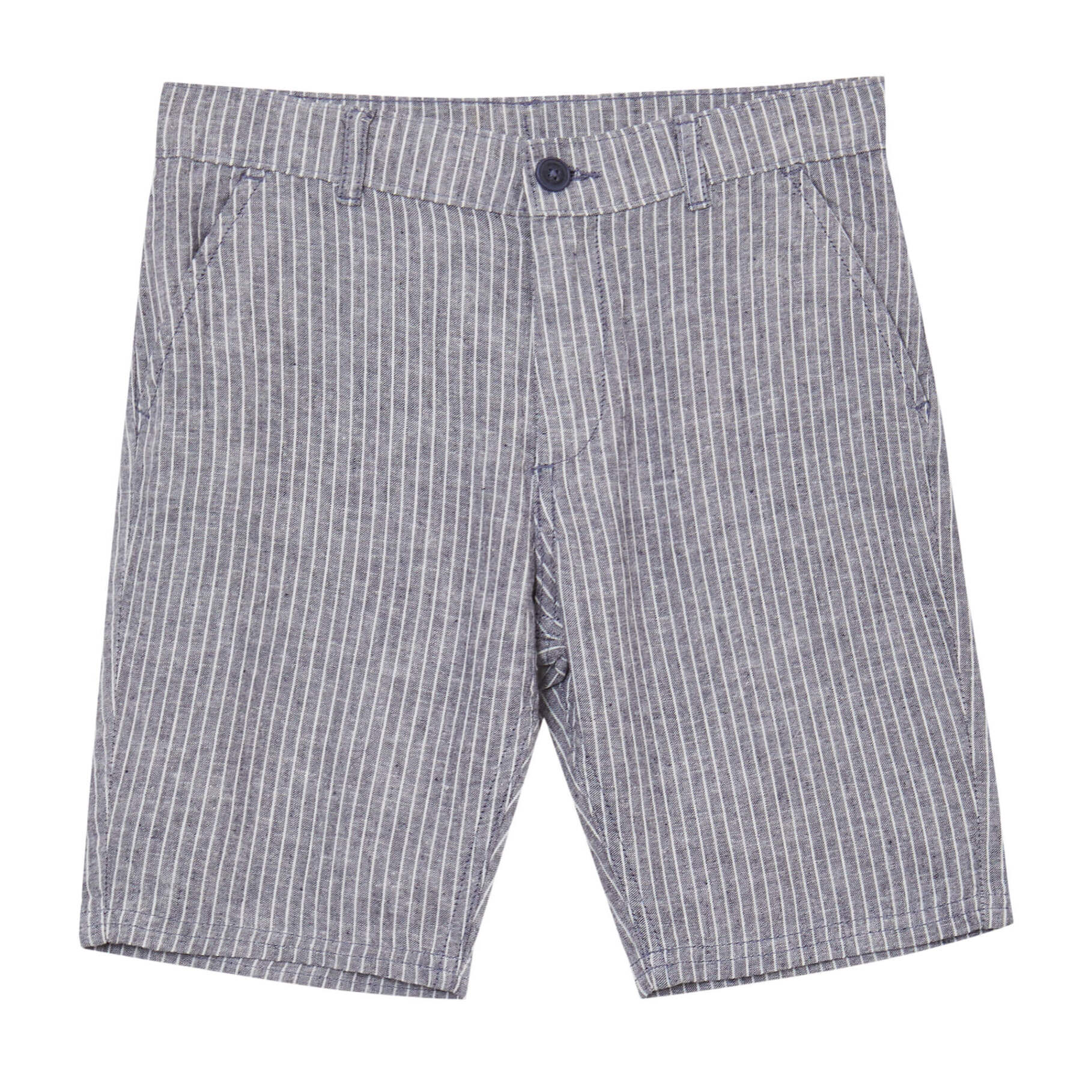 Pantaloncini in lino righe