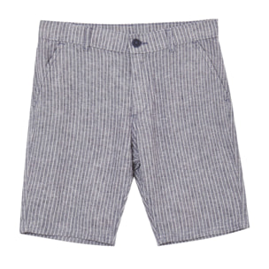 Pantaloncini in lino righe
