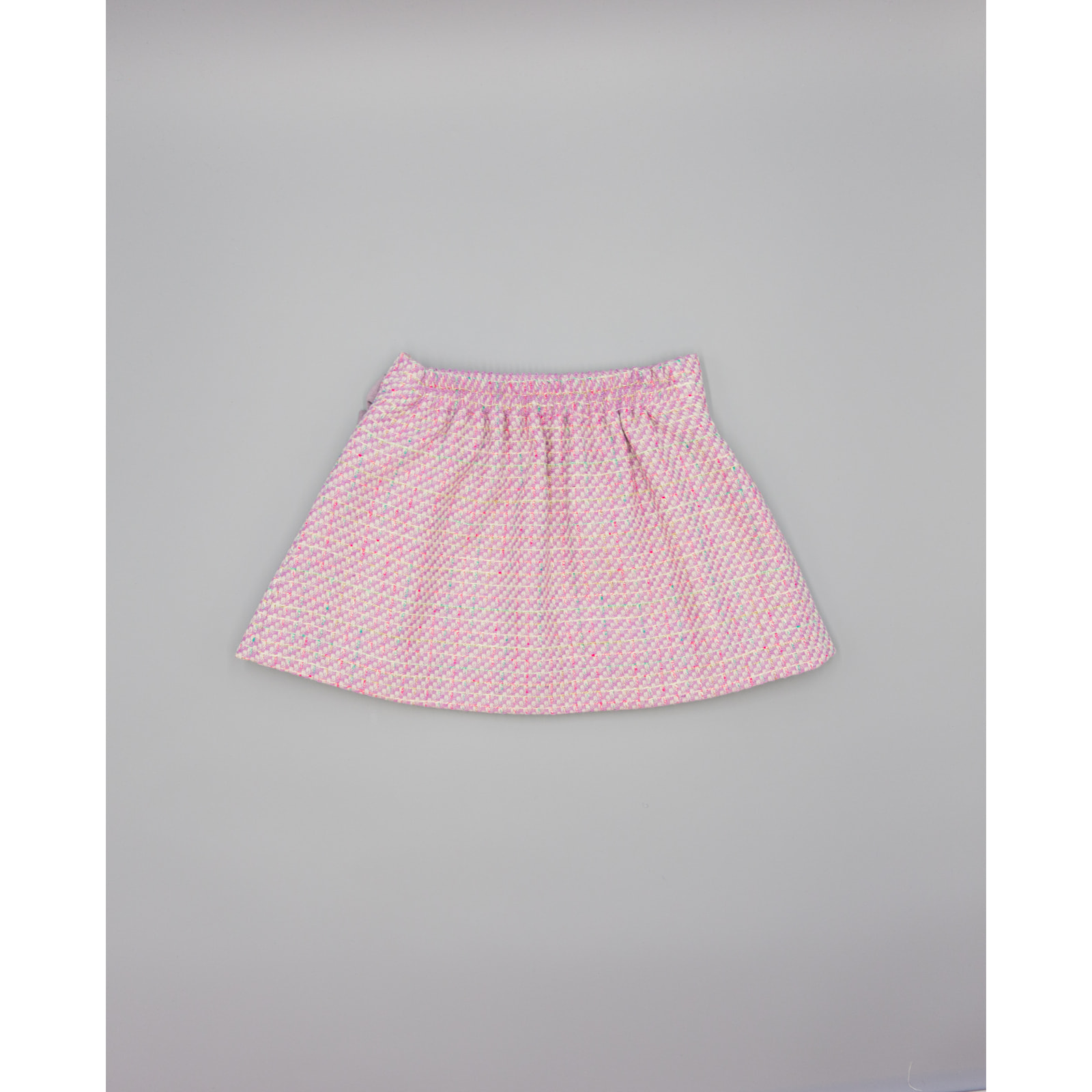 Falda Lila De Tejido Estructurado