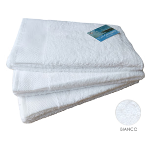 Set salvietta 3 pezzi 60x110 cm bianco