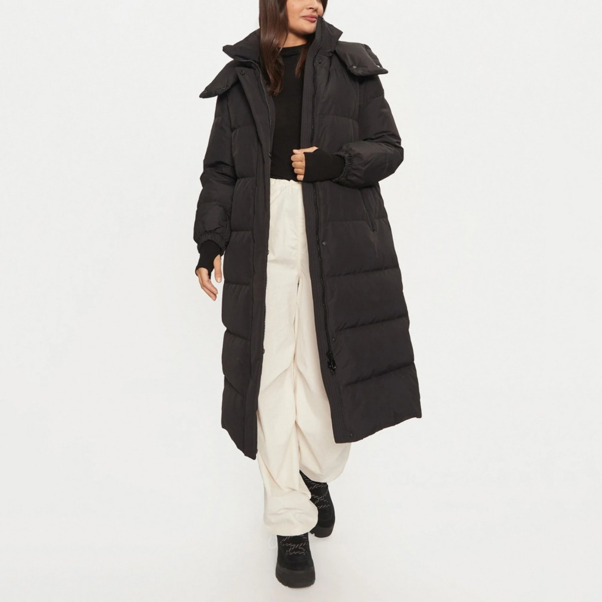 Abrigos Mujer de la marca GEOX  modelo LARYSSE NEGRO