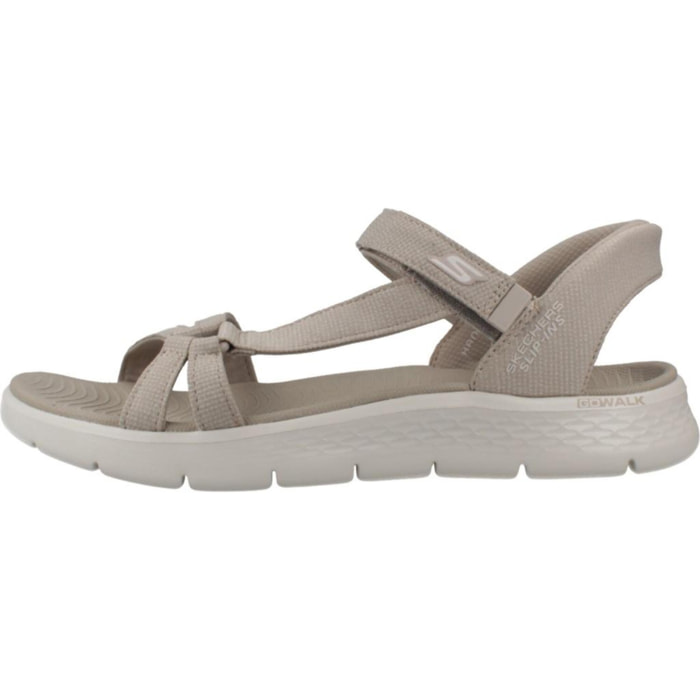 Sandalias Mujer Slip-ins  Go Walk Flex Marron