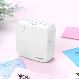 Mini stampante termica portatile Bluetooth, compatibile con Android e iOS. 203 dpi.