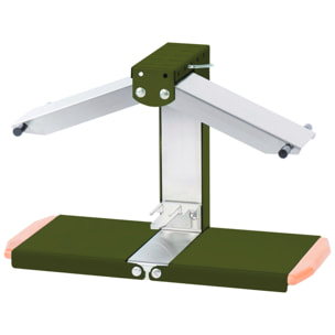 Appareil à raclette - Brézière® Bron Coucke 230V 850W - Olive - Poignées bois