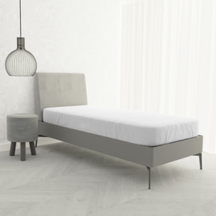 LENZUOLO SOTTO CON ANGOLI MAX COLOR, 100% COTONE MADE IN ITALY - SINGOLO