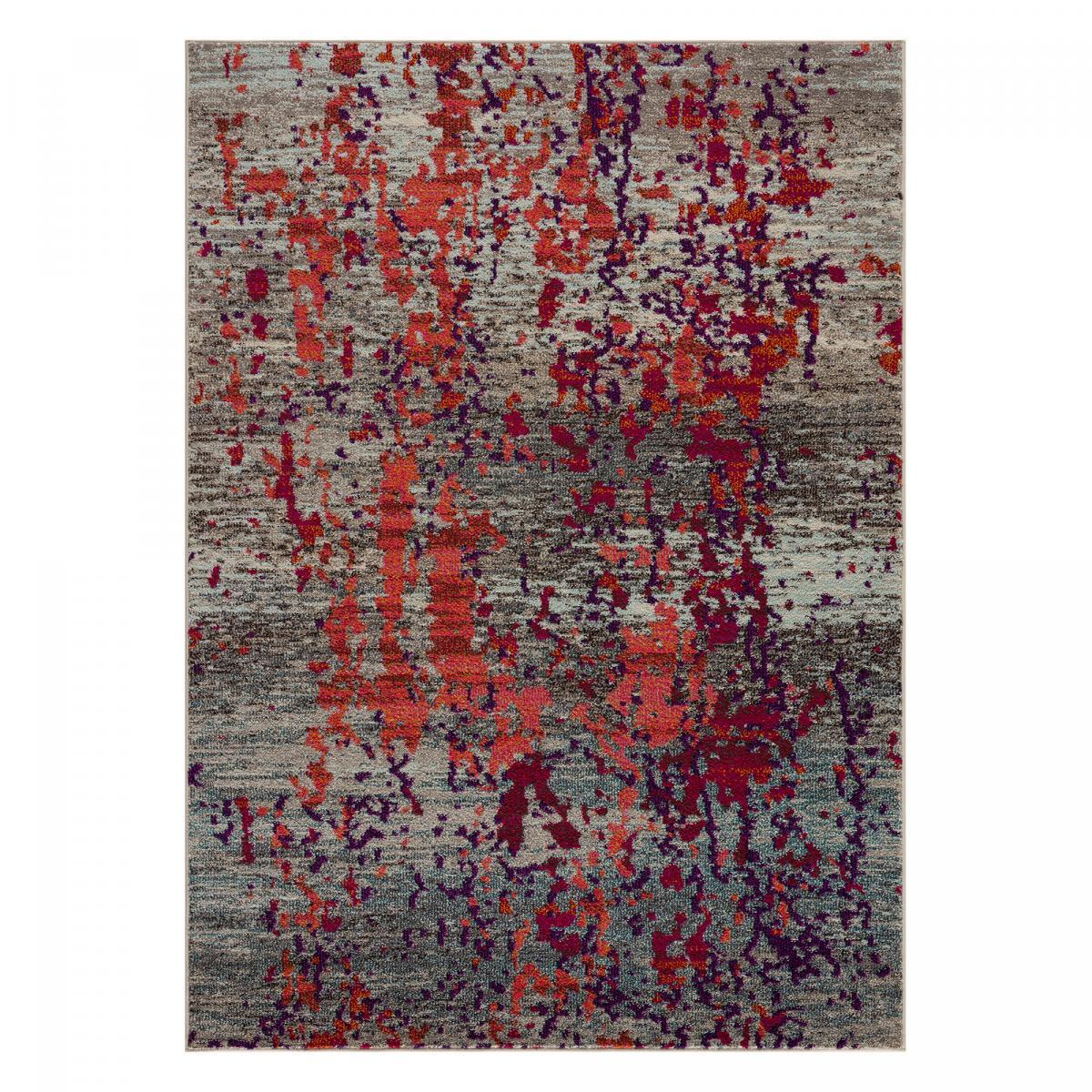 Tapis moderne aux motifs abstraits