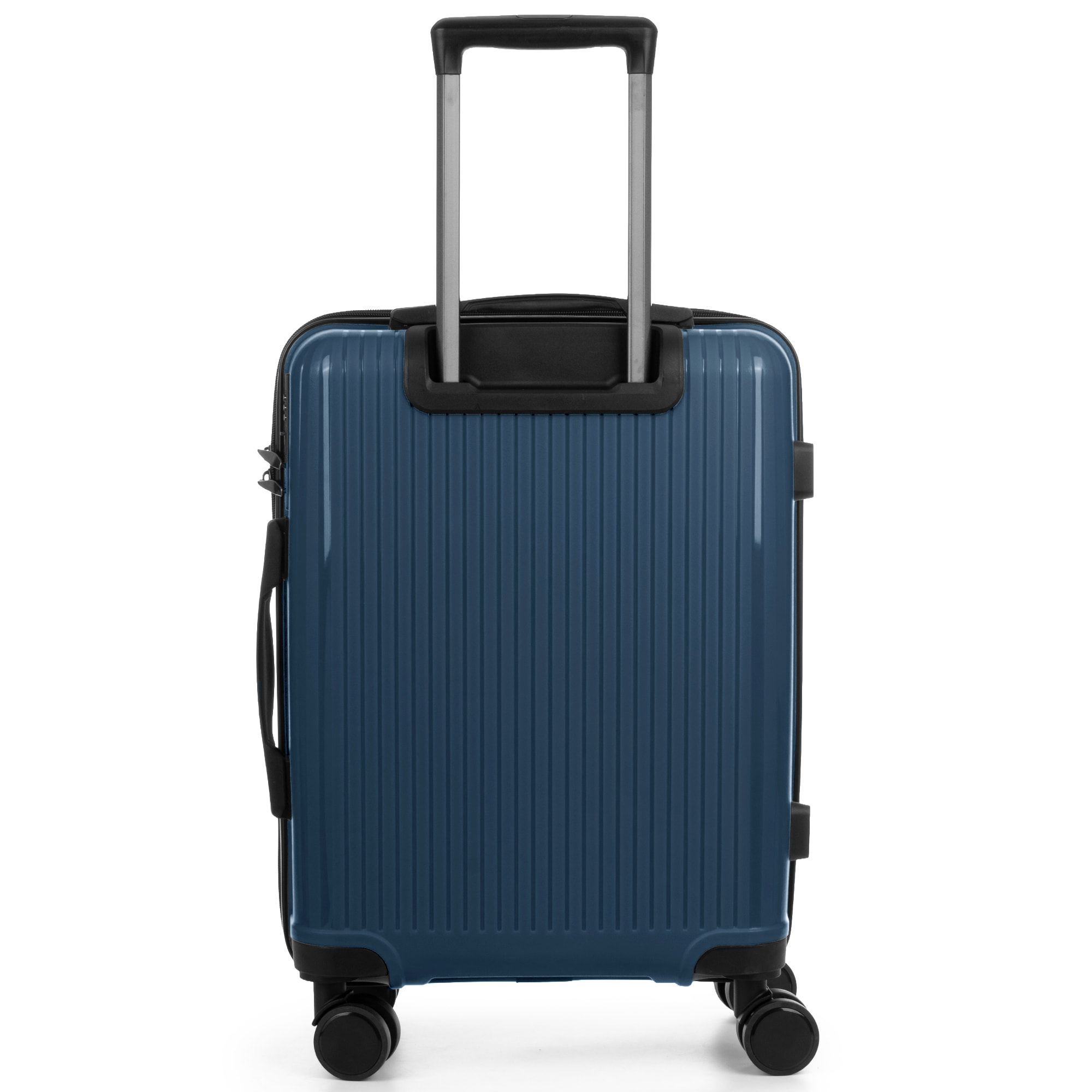 Juego de 3 maletas Trolley, en material ligero PP resistente a la rotura. Cerradura TSA numérica, 4 ruedas dobles giratorias 360°.