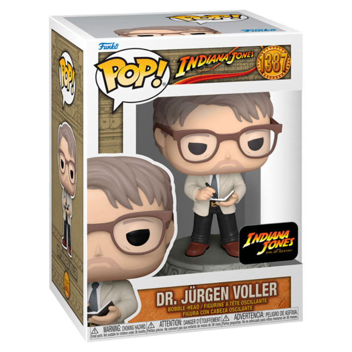 Indiana Jones Funko Pop Vinile Figura Dr Jurgen Voller 9 cm