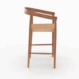 Lot de 2 chaises pour îlot central 65 cm - Bali