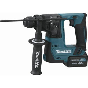 Taladro SDS-Plus 12 V CXT Li-Ion 4 Ah 14 mm MAKITA - 2 baterías, cargador, maletín - HR140DSMJ