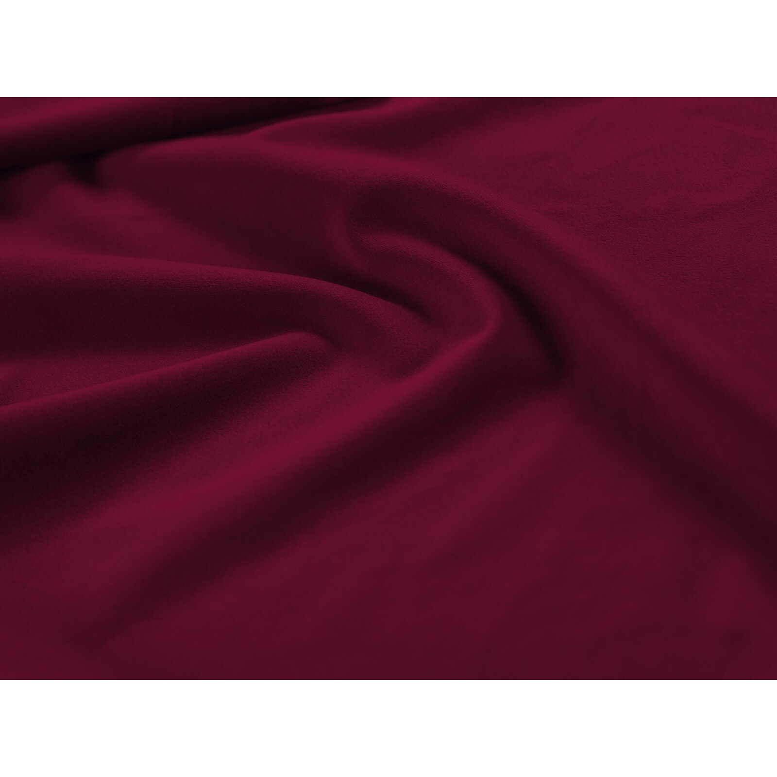 Canapé convertible avec coffre de rangement "Vermont" 3 places en velours rouge