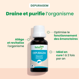 Herbalgem- DepuraGem - complexe dépuratif - Bio - 30 ml