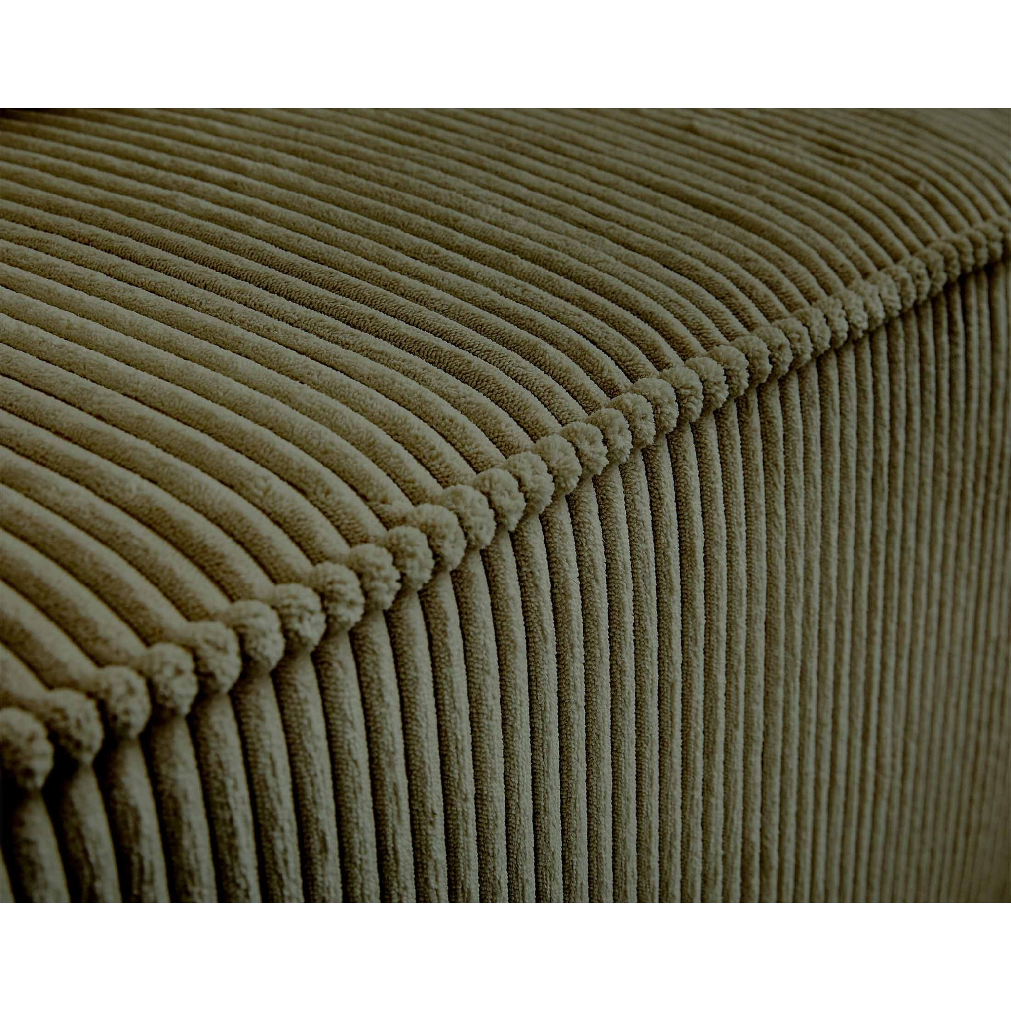 Colombine - module d'assise - en velours côtelé - Vert