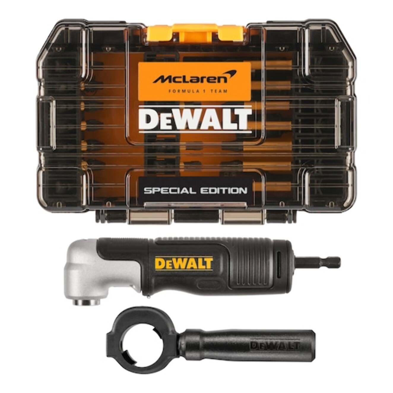 Coffret d'embouts avec renvoi d'angle édition limitée McLaren - DEWALT - DT70782-QZ