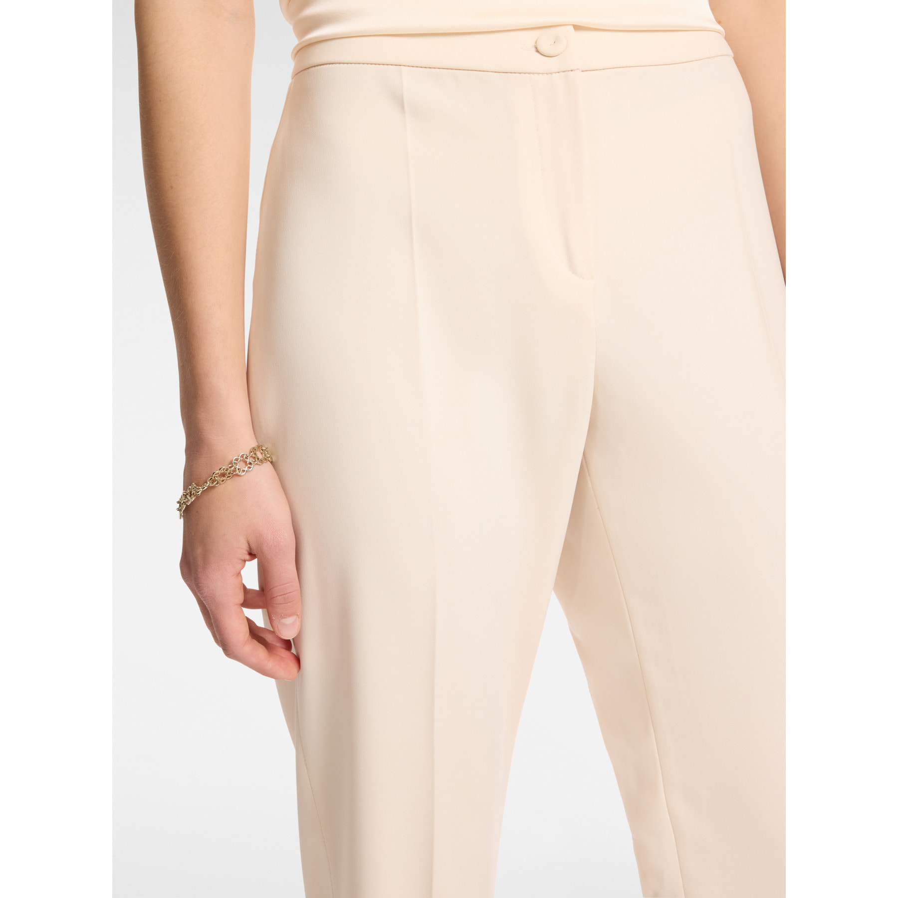 Elena Mirò - Pantaloni dritti in cady stretch - Beige