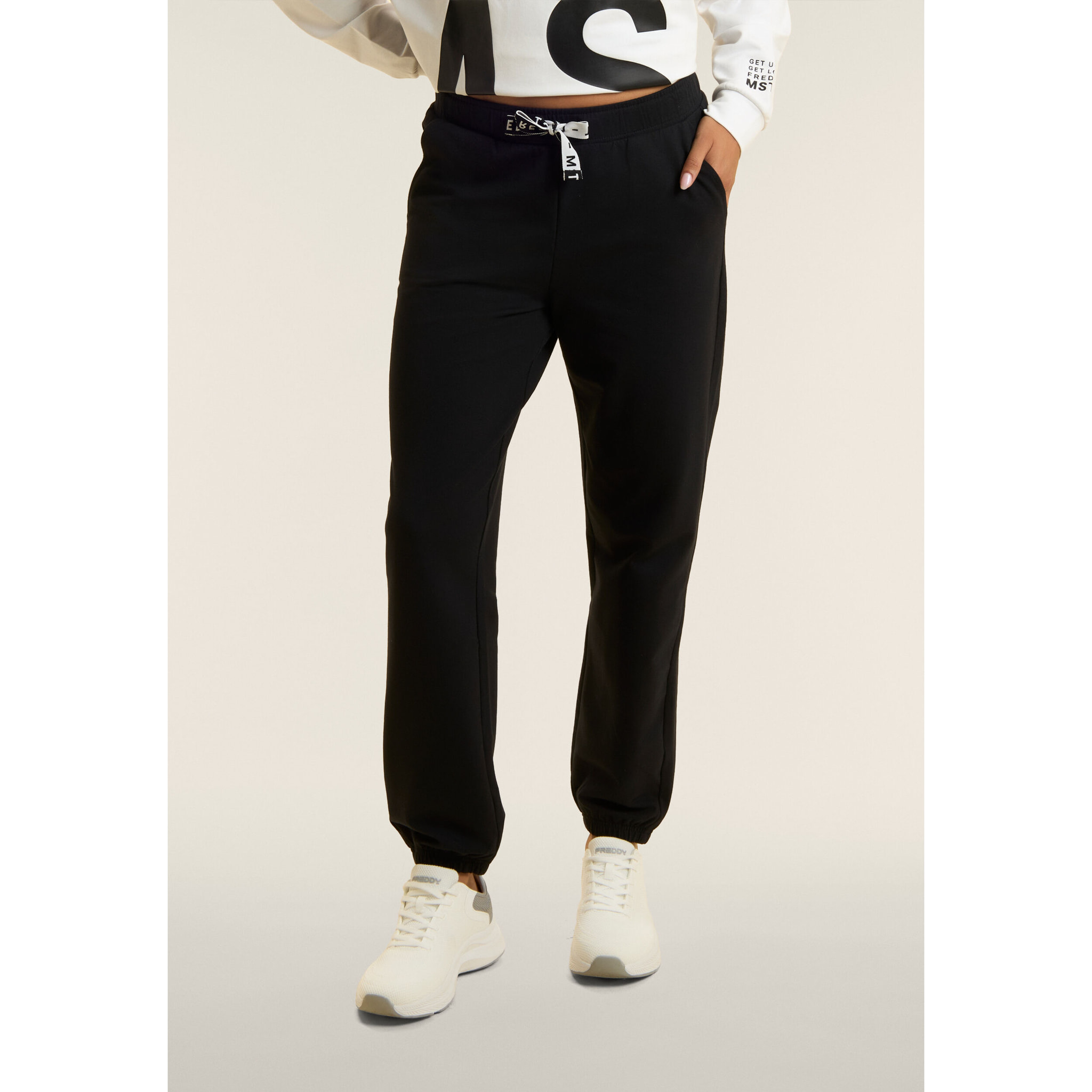 Pantaloni sportivi regular con coulisse logata FREDDY MST