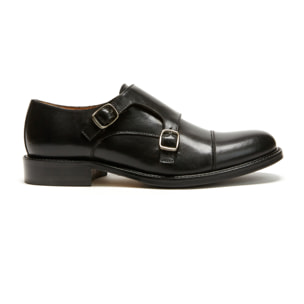 Monk strap British Passport Nero