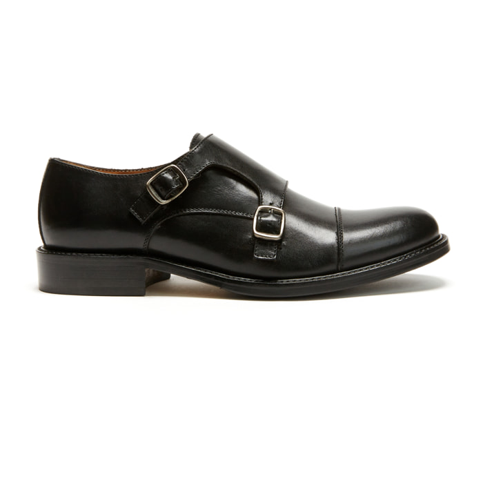 Monk strap British Passport Nero