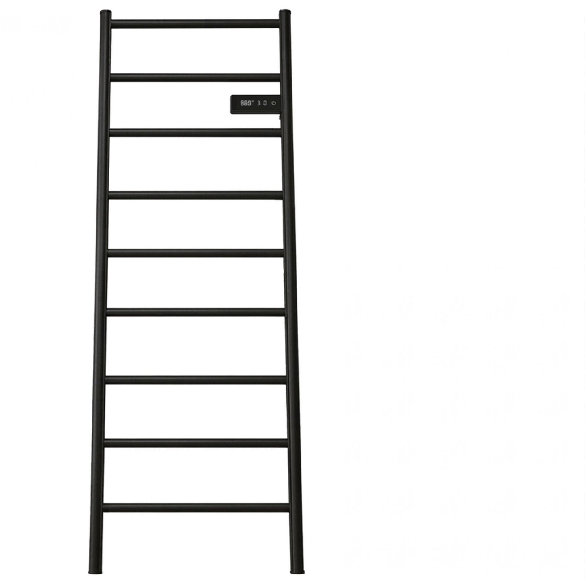 Toallero eléctrico alto con forma de escalera color negro NTW STAIR B PURLINE