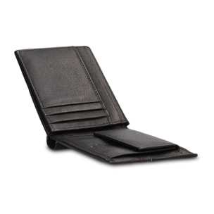 Portafoglio uomo in vera pelle - Modello Silvano Elite - Casual - 12.5 x 9.0 x 2.0 cm
