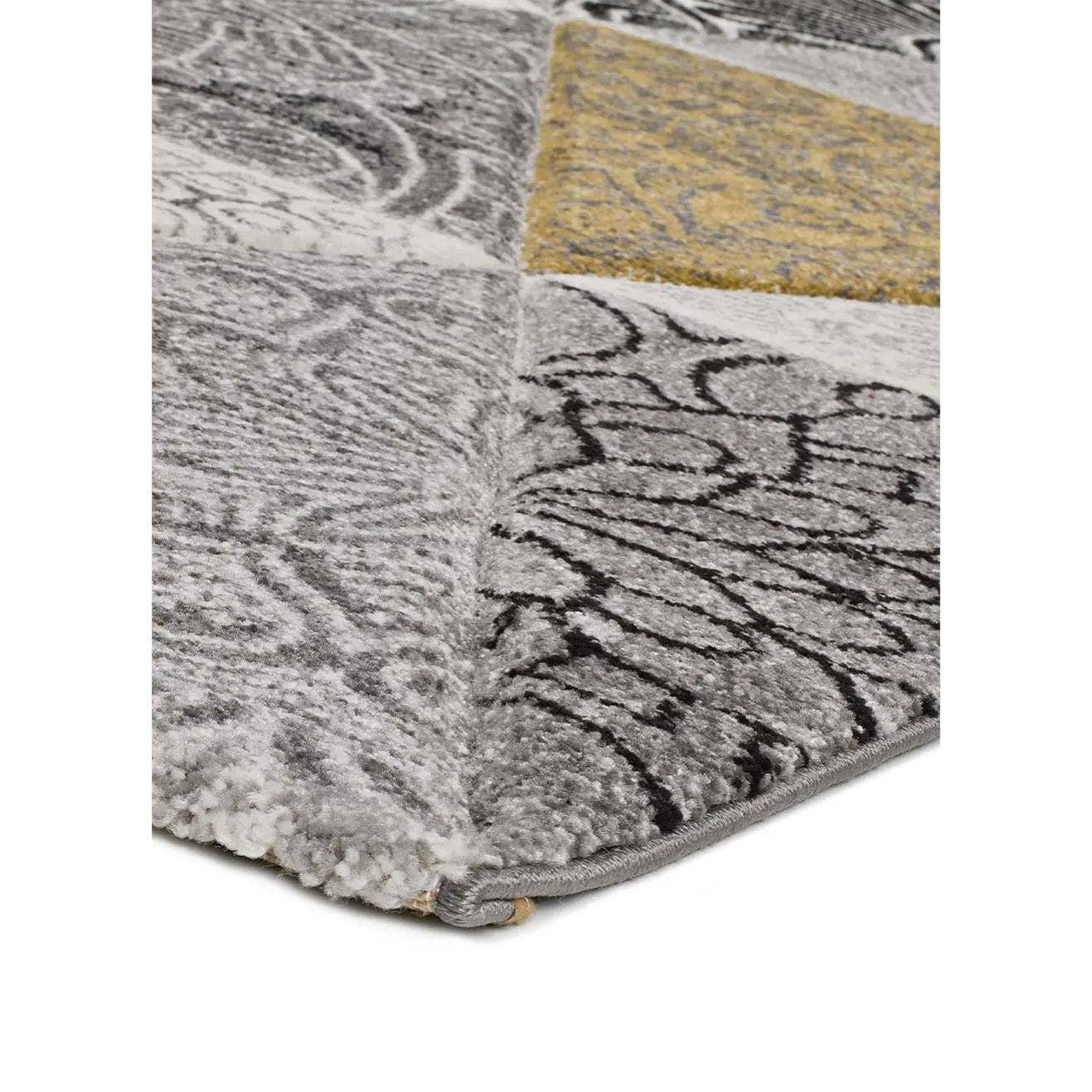 Alfombra geométrica Amy Gris, varias medidas disponibles