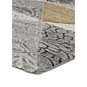 Alfombra geométrica Amy Gris, varias medidas disponibles