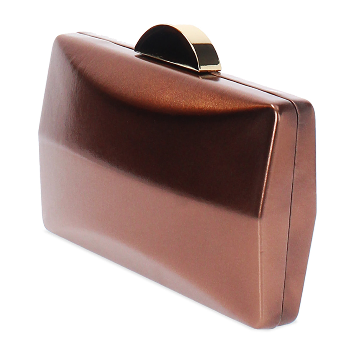 Clutch donna rame in laminato