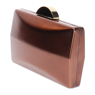 Clutch donna rame in laminato