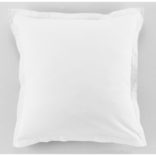 Parure de drap 1 pers 100% coton 57fils + 1 taie bleu canard