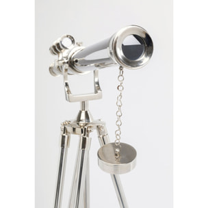 Déco télescope argenté 125cm Kare Design