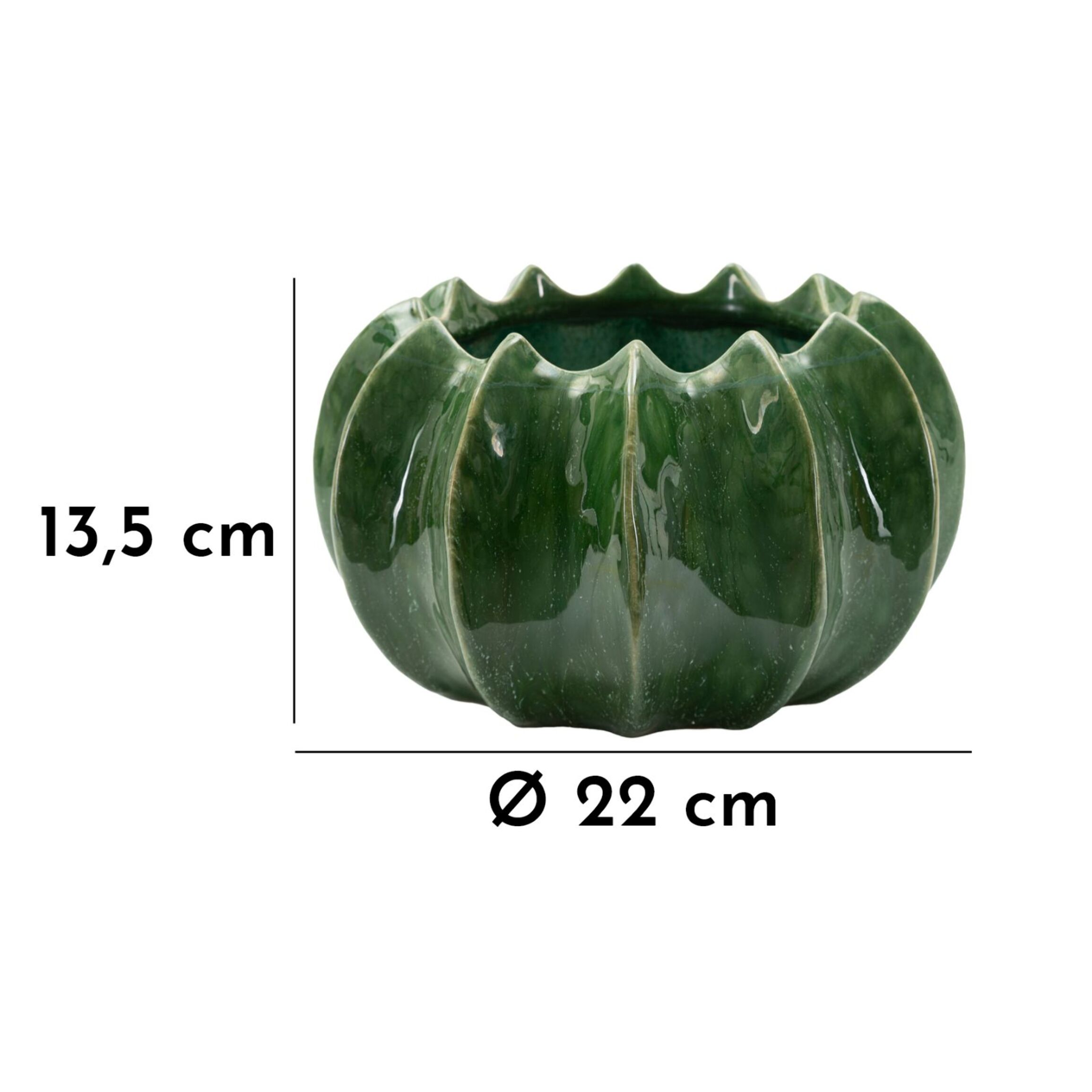 CACHEPOT CACTUS CM Ø 22X13,5