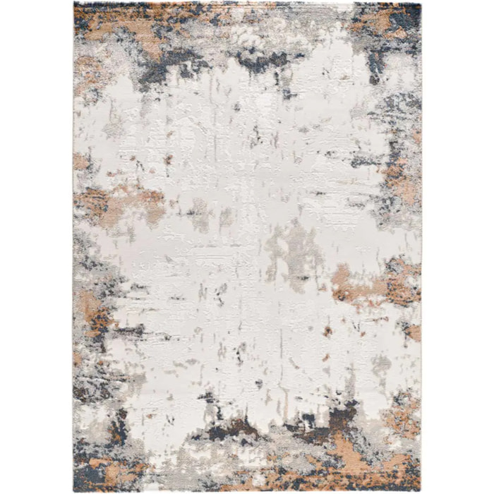 KEOPS Alfombra abstracta con relieve multicolor, varias medidas disponibles.