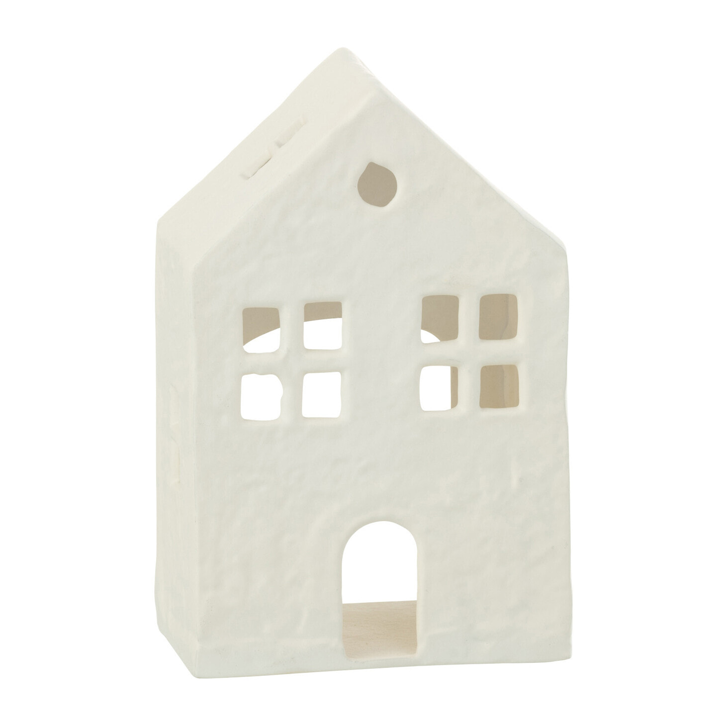 J-Line bougeoir Maison - aluminium - blanc