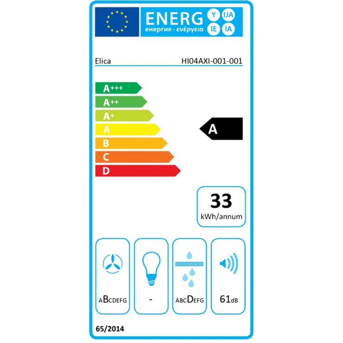Plaque induction aspirante ELICA NIKOLATESLA FIT 3Z PRO 60 recyclage