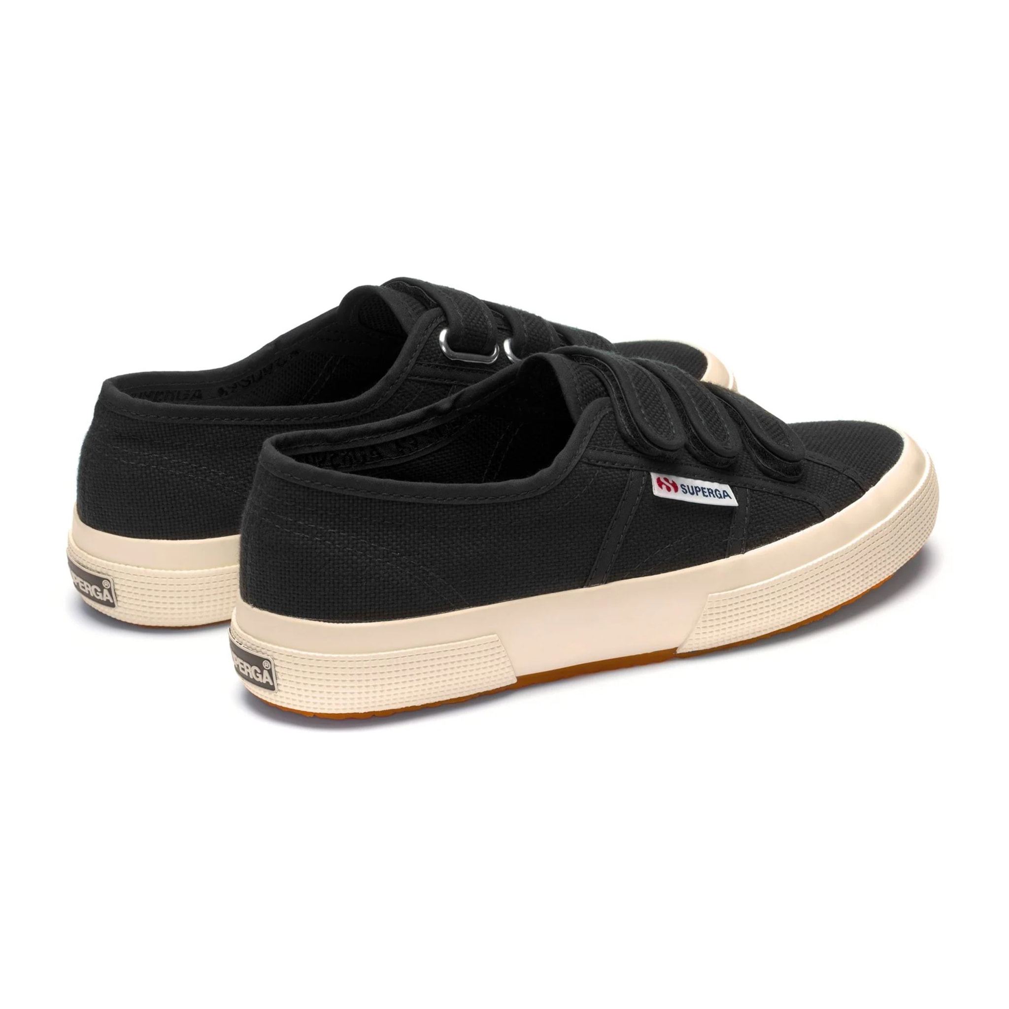 Le Superga Uomo Donna Nero 2750-Cot3Strapu