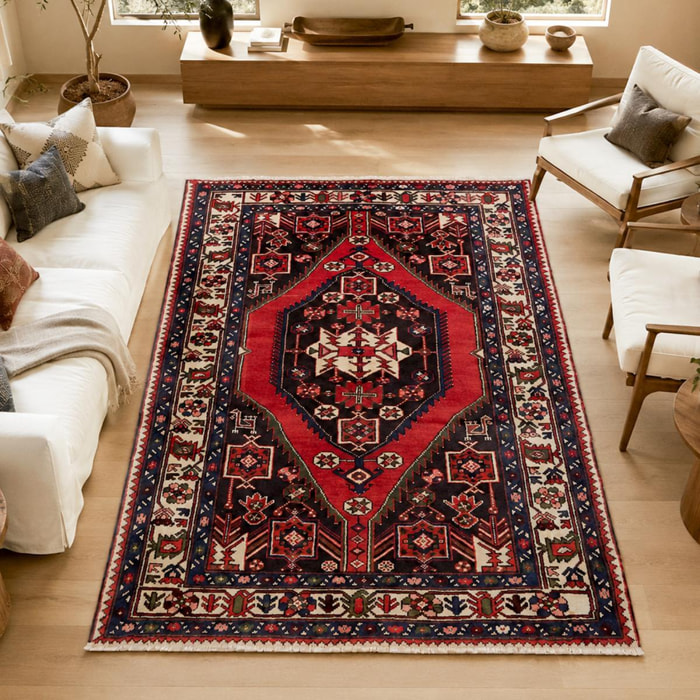 Tapis d'orient oriental, noué main en laine, ENIZ