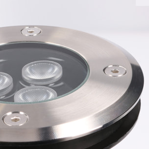 FORLIGHT Ringo - Empotrable De Suelo Con Ip65 De 110Mm, Led De 2,7W Y 218Lm, Bal