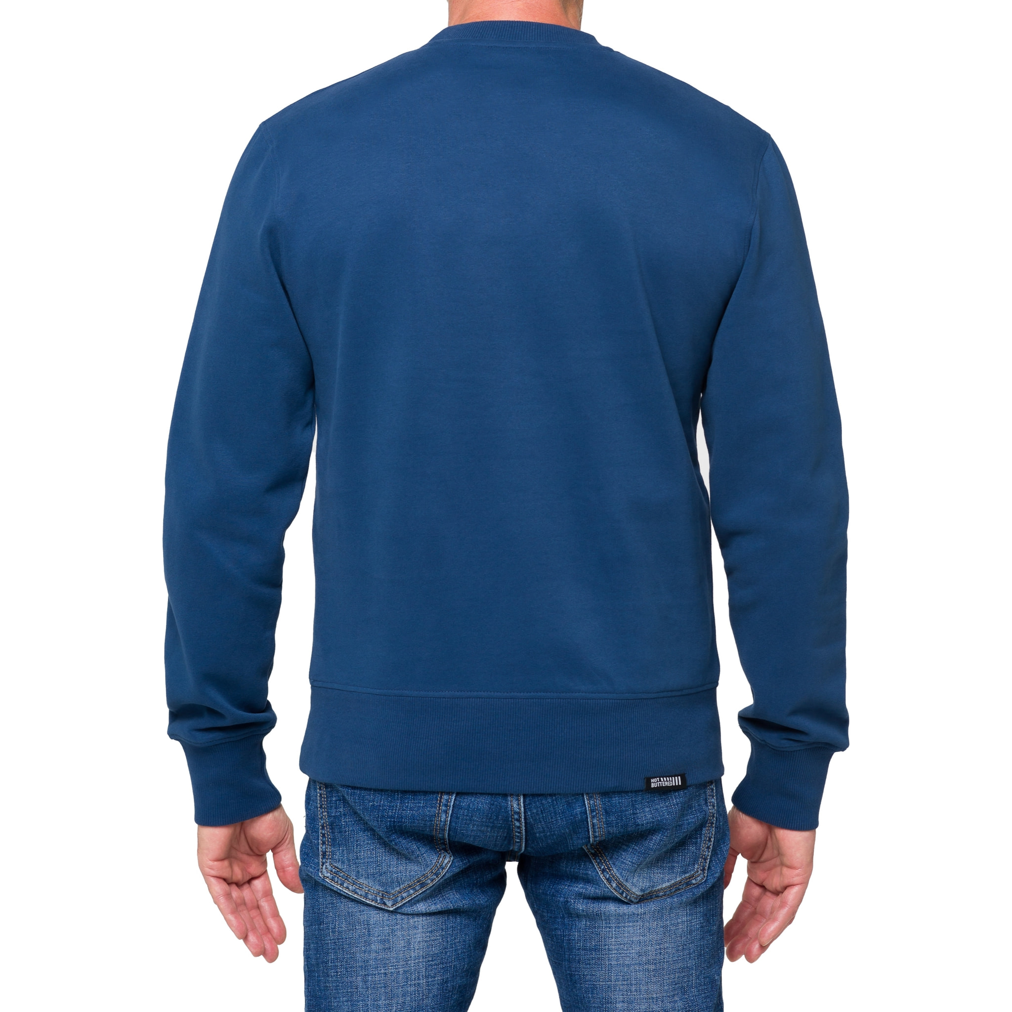 Sudadera de cuello redondo Hot Buttered Eagle Azul