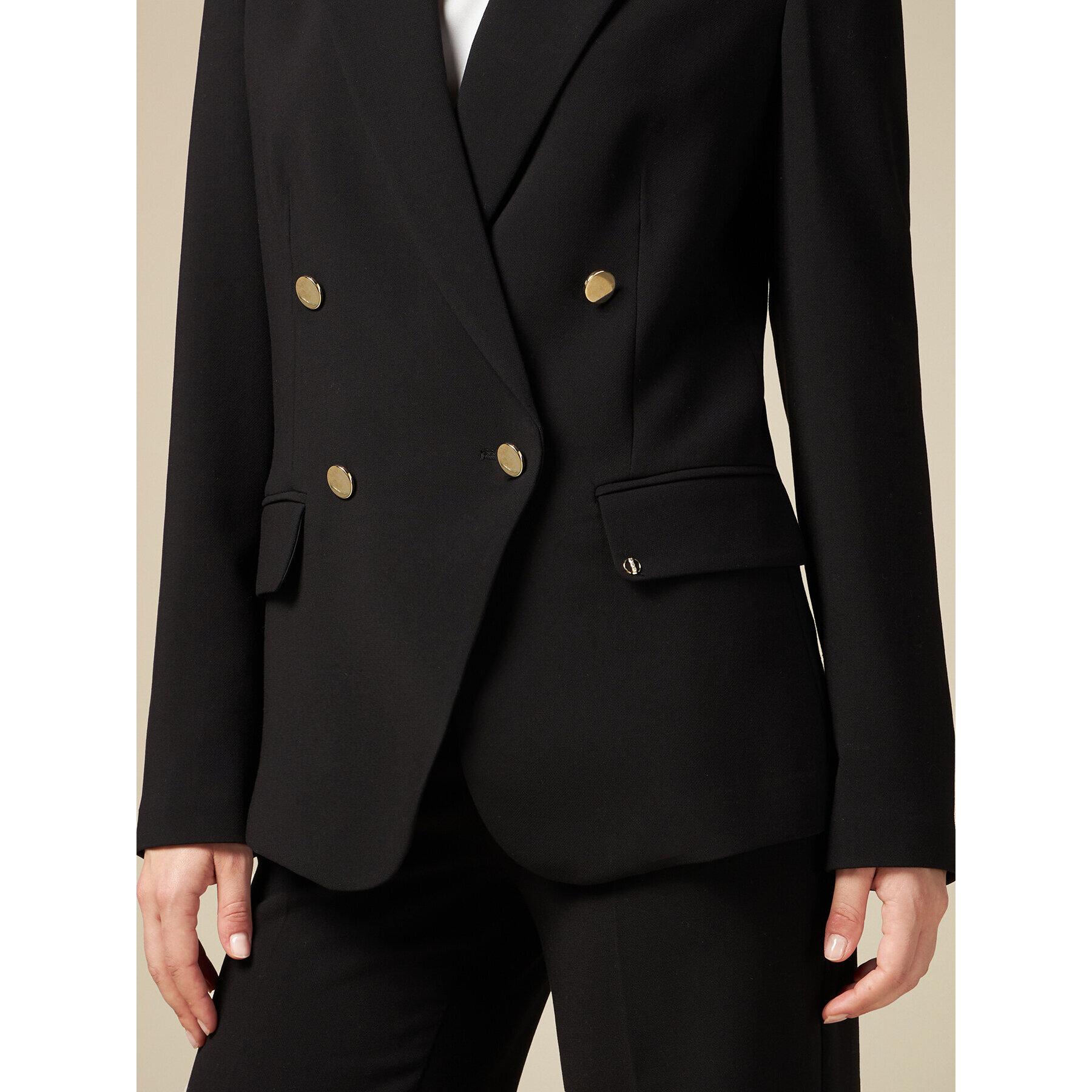 Oltre - Blazer doble botonadura - Negro