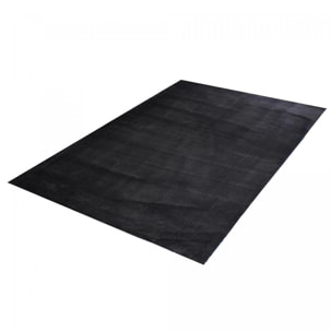 Tapis salon MITA, soft et soyeux, tapis uni à l'aspect Shaggy