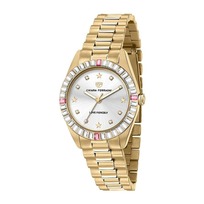 Reloj Chiara Ferragni R1953100503 Mujer Analogico Cuarzo con Correa de Acero inoxidable