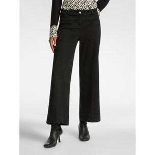 Elena Mirò - Jeans de 5 bolsillos marinero, "Mary" - Negro