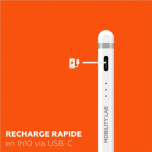 Stylet MOBILITY LAB Universel pour écran tactile Blanc